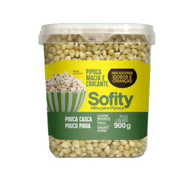 Milho para Pipoca Branco 900g – LLT