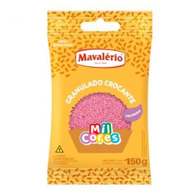 Granulado Crocante Rosa 150g – Mavalério