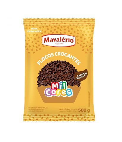 Flocos Crocante Chocolate 500g – Mavalério