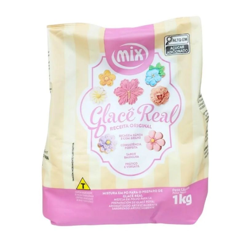 Glacê Real Sabor Baunilha 1kg – Mix