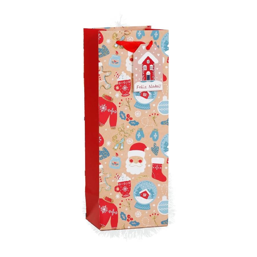 Sacola de Papel para Vinho – Presentes de...