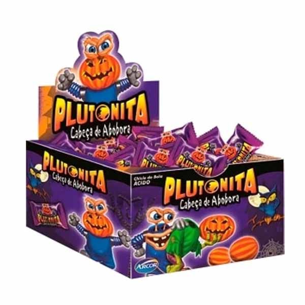 Chiclete Plutonita Cabeça de Abóbora 180g...