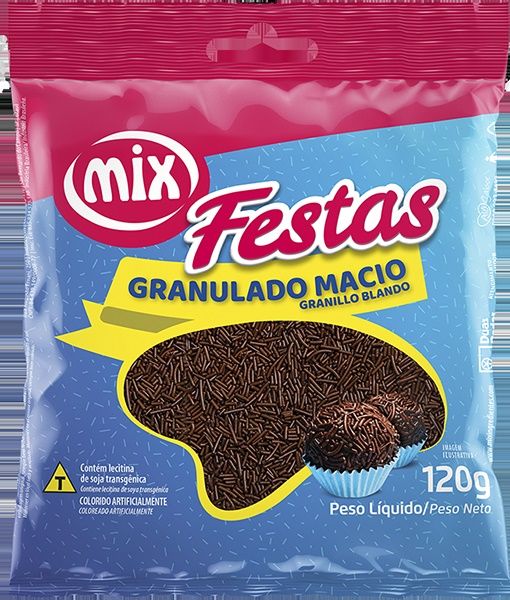 Granulado Macio Escuro 120g – MIX