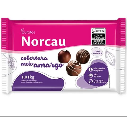 Cobertura Premium Barra 1,01kg Meio Amarg...