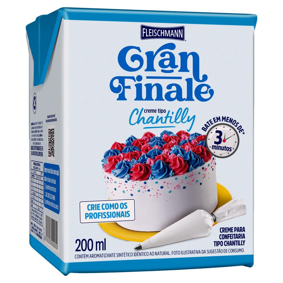 Chantilly Gran Finale 200ml – Fleischmann