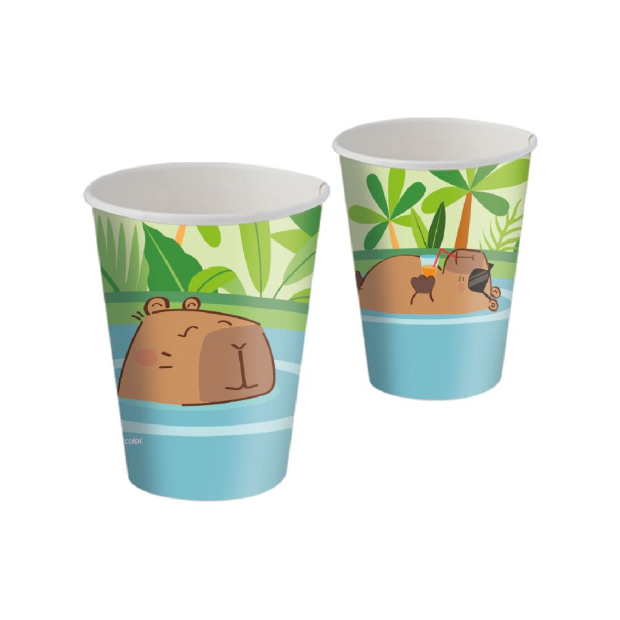 Copo de Papel 200ml Capivara – Festcolor