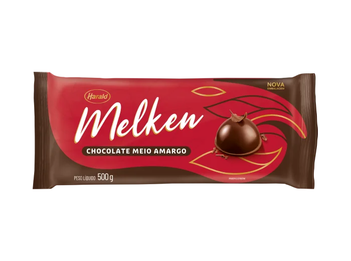 Chocolate Melken Barra Meio Amargo 500g |...