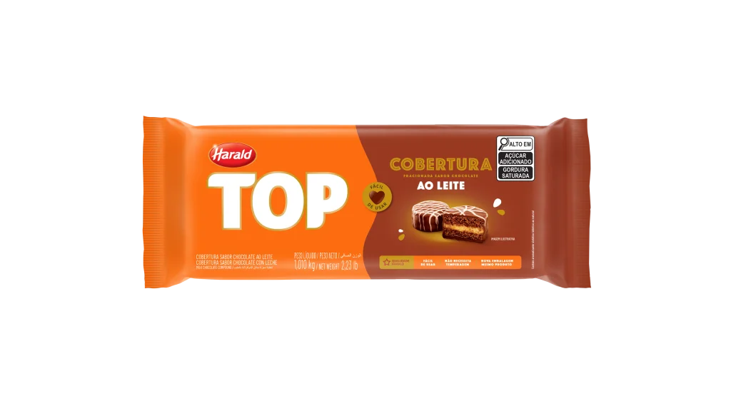Cobertura Top Barra 1,010kg Ao Leite | Ha...