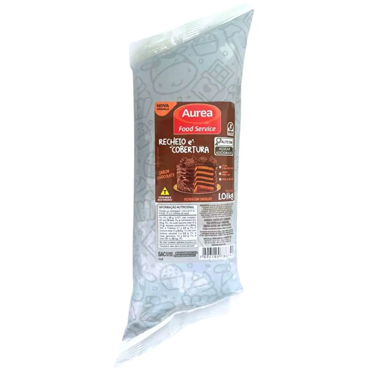 RECHEIO COM CHOCOLATE AUREA 1,01KG