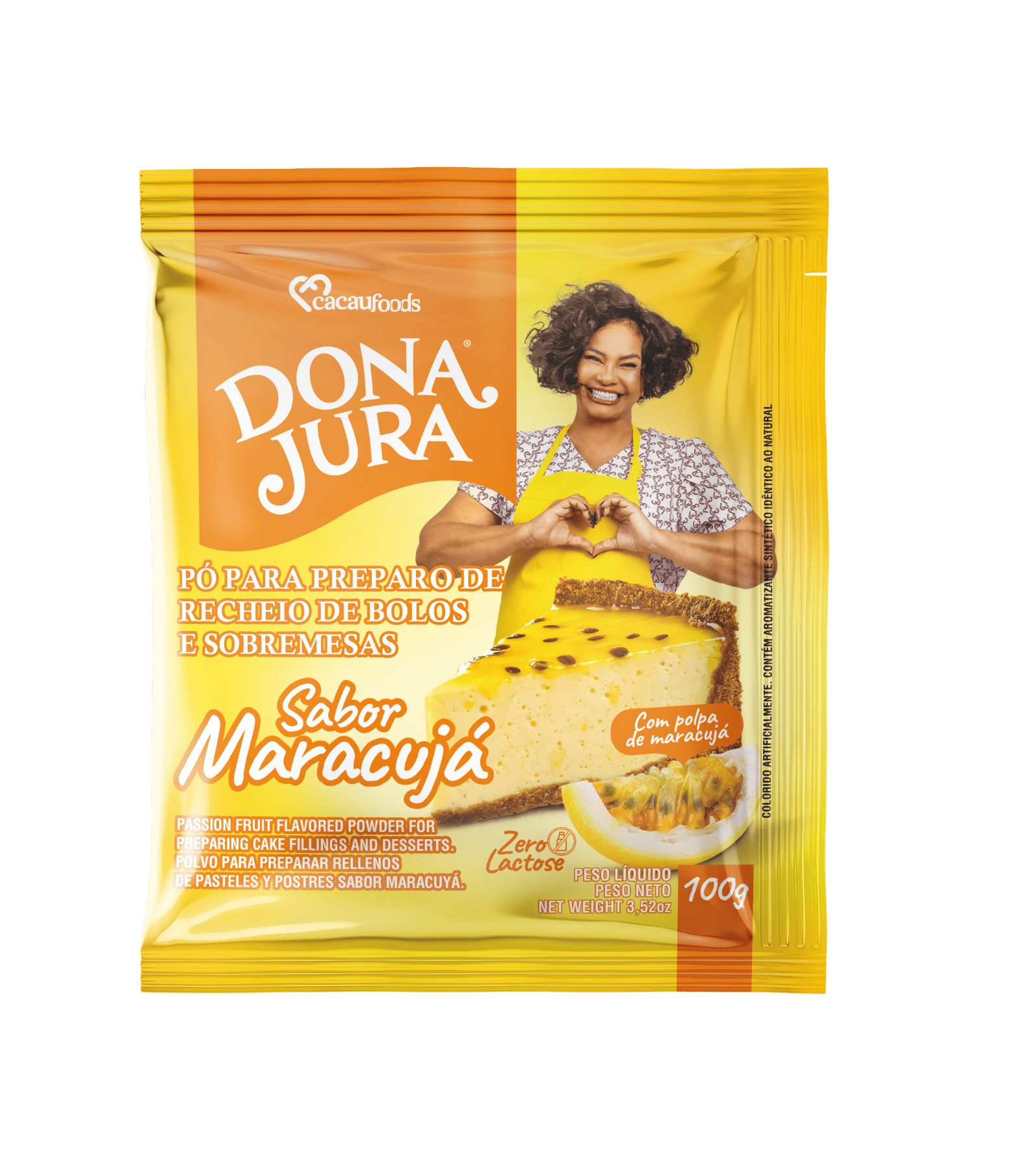 Pó Recheio e Sobremesa Maracujá 100g – Ca...