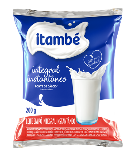 Leite em Pó Integral Instantâneo 200g – I... Leite em Pó Integral Instantâneo 200g – I...
