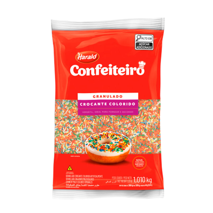 Granulado Crocante Colorido 1,010kg – Con...
