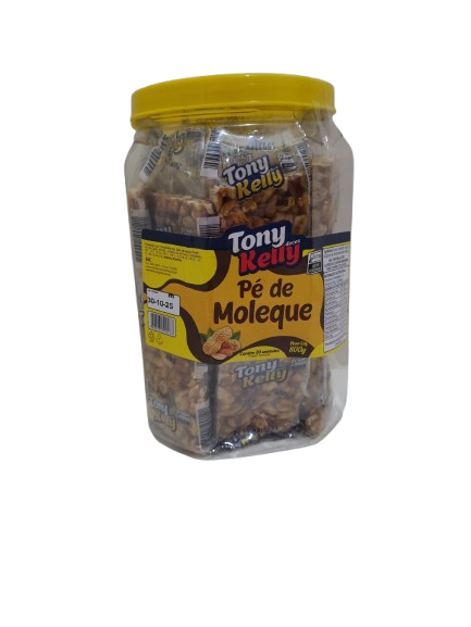 Pé de Moleque Crocante 800g com 20 Unidad...