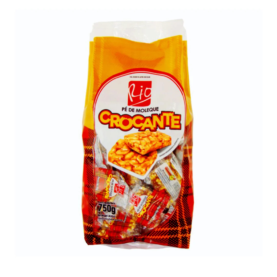 Crocante Pé de Moleque 750g com 50 unidad...