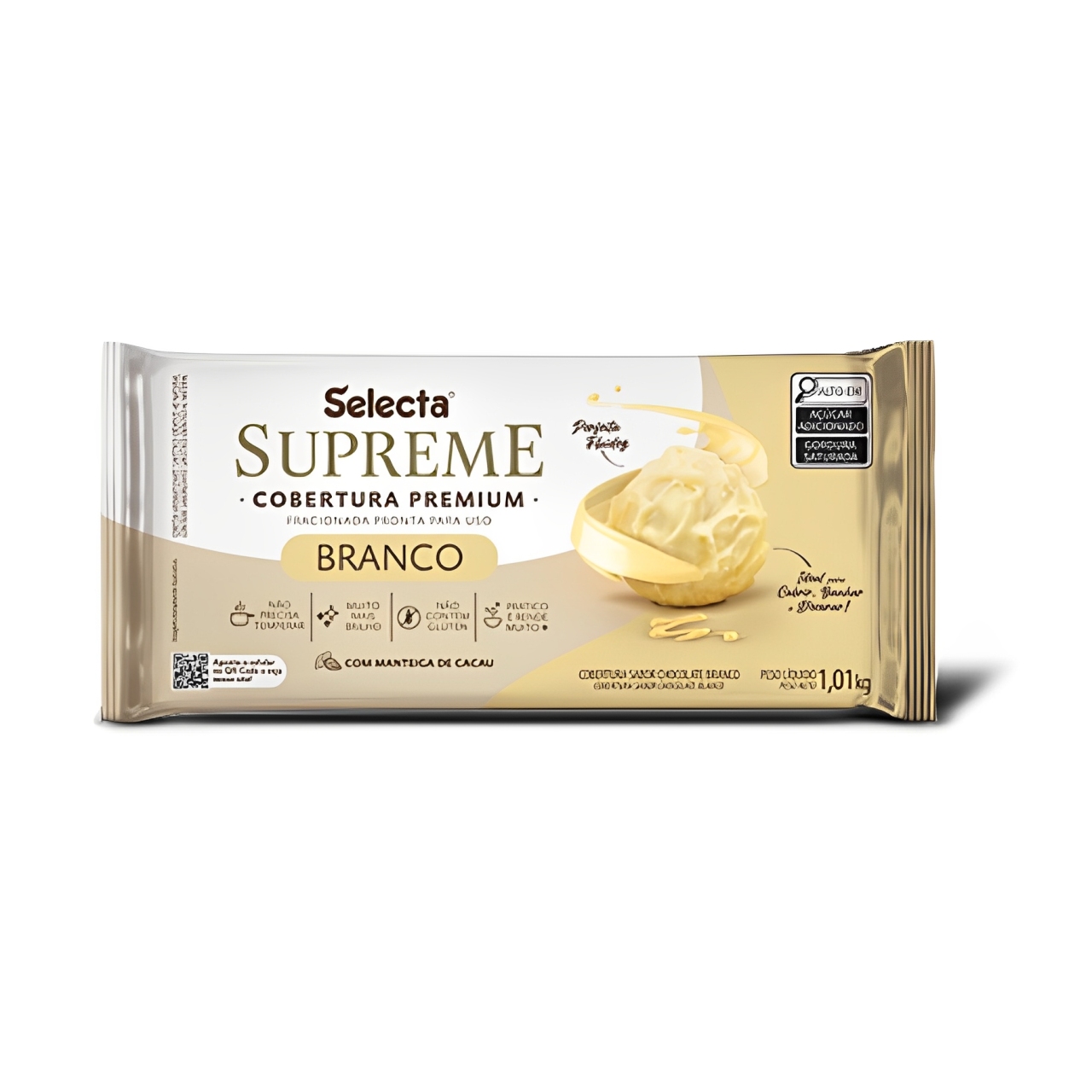 CHOC BAR  SUPREME BRANCO 1KG