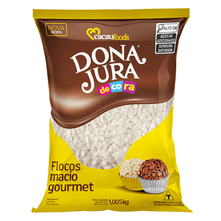 Flocos Macios Dona Jura Chocolate Branco ... Flocos Macios Dona Jura Chocolate Branco ...