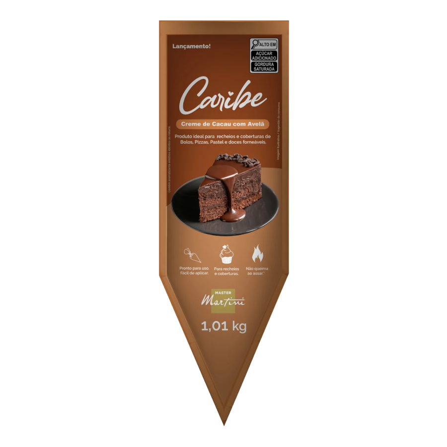 Bisnaga Caribe Creme de Cacau com Avelã 1... Bisnaga Caribe Creme de Cacau com Avelã 1...