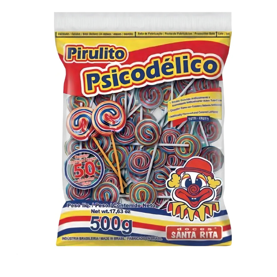 Pirulito Psicodélico – 500g – Pacote com ...