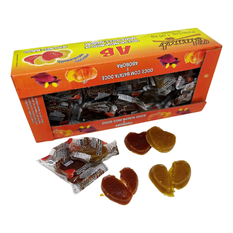 Doce de Abóbora Coração – Clamel – Embala...
