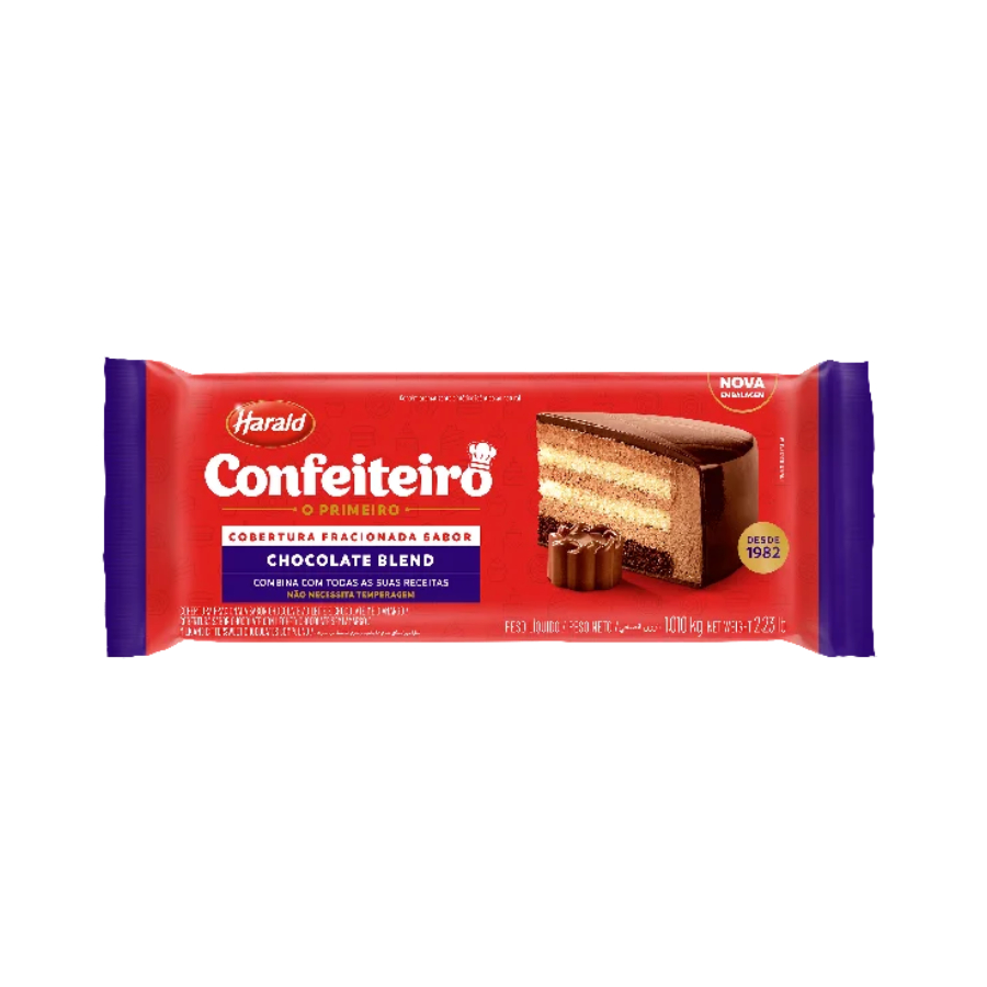 Cobertura Confeiteiro Barra 1kg Blend | H... Cobertura Confeiteiro Barra 1kg Blend | H...