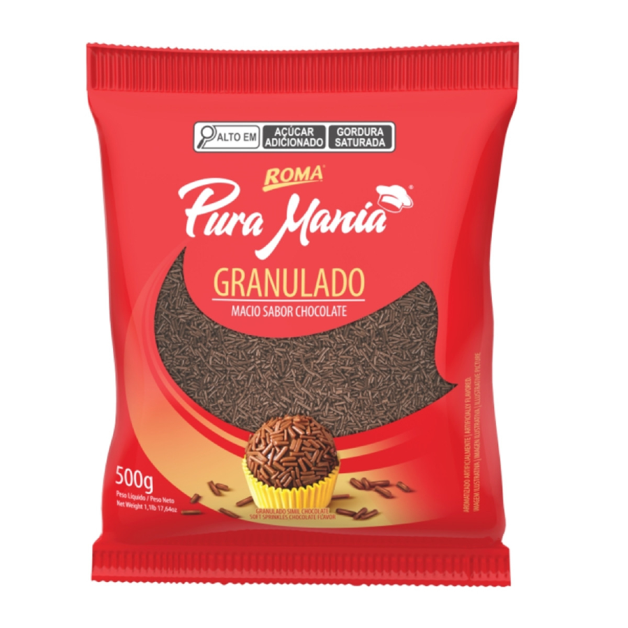 Granulado Ao Leite 500g – Pura Mania Roma