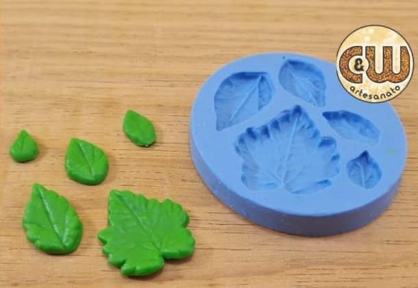 Molde de Silicone – Folha – Unidade