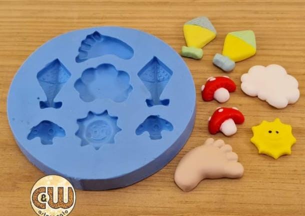 Molde de Silicone – Mundo Bita com 7 – Un...