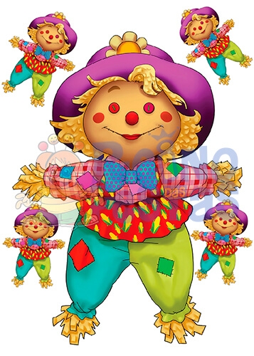 Painel Decorativo Espantalho Menina – Uni...