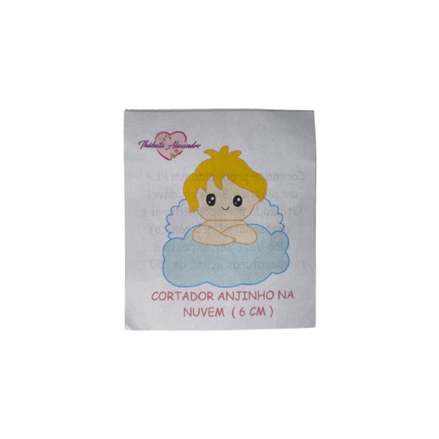 Cortador Anjinho na Nuvem – 6 cm Cortador Anjinho na Nuvem – 6 cm