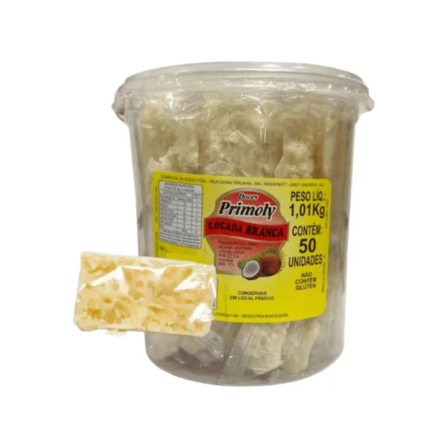 COCADA BRANCA CORT C/50 1KG KI-DOCES