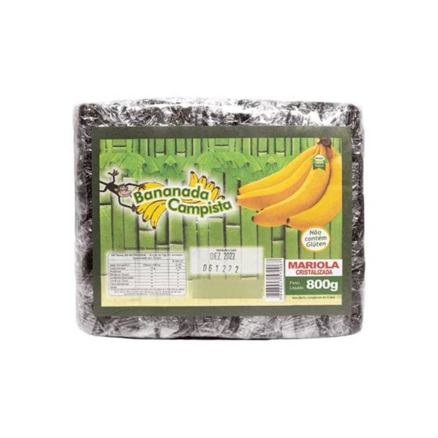 Bananada Cristalizada – Pacote com 50 uni...