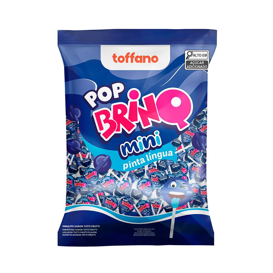 Pirulito Pop Mini Pinta Língua – 300g