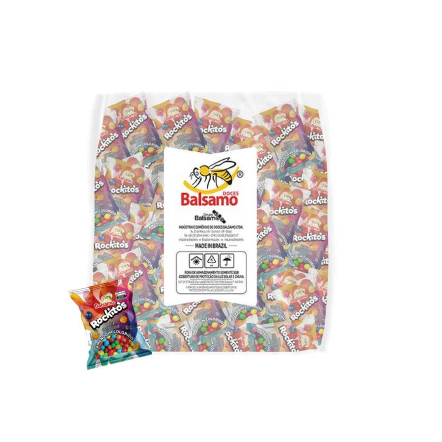 Rockitos Colorido – Pacote com 50 unidade... Rockitos Colorido – Pacote com 50 unidade...