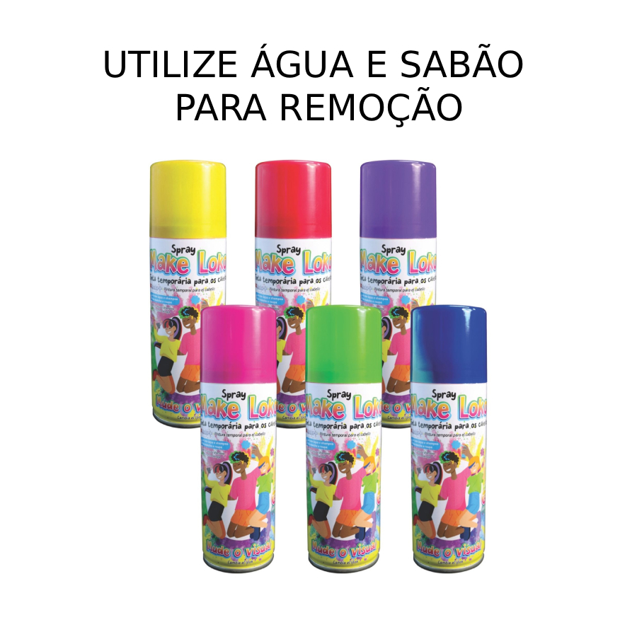 Tinta Spray Make Loko lata 120ml – Cores