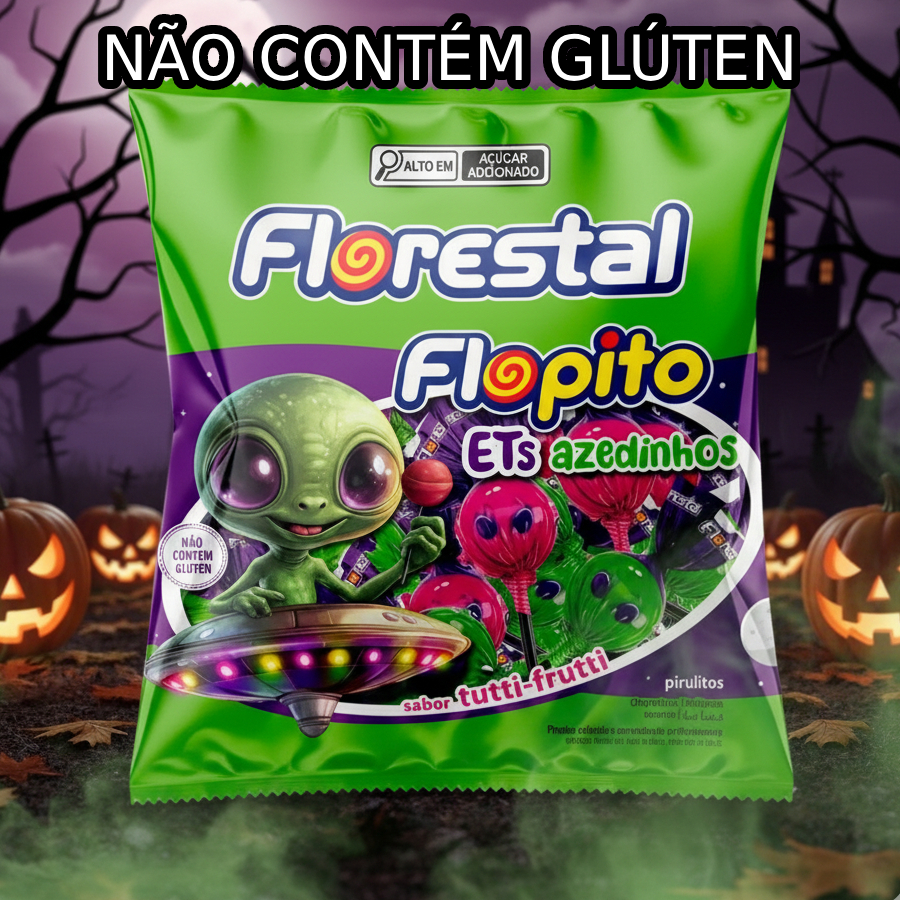 Pirulito Flopito ET Azedinho 400g | Flore...