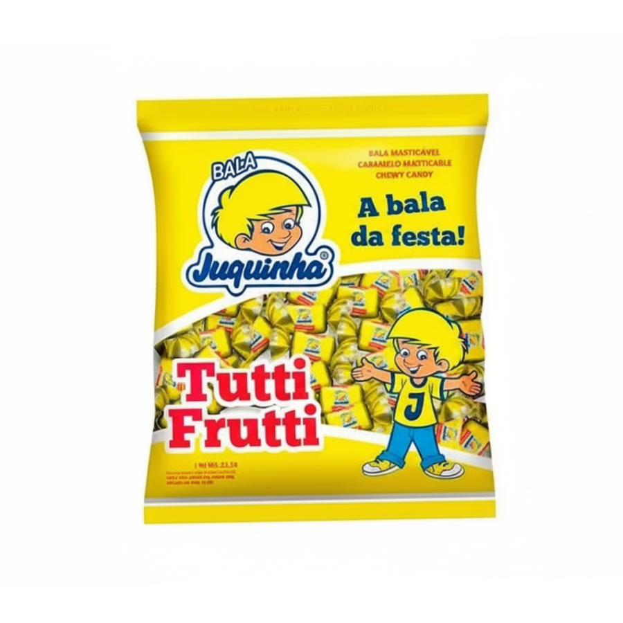 Bala Mastigável Juquinha Tutti-Frutti 300...