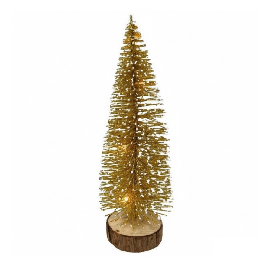 Árvore De Natal para Mesa com Glitter e  ...