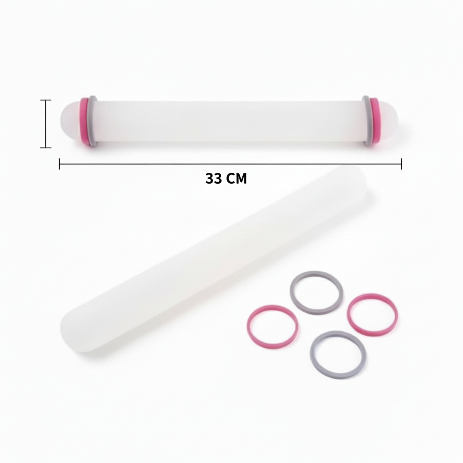 Rolo De Massa Com Discos De Medidas Ajust...