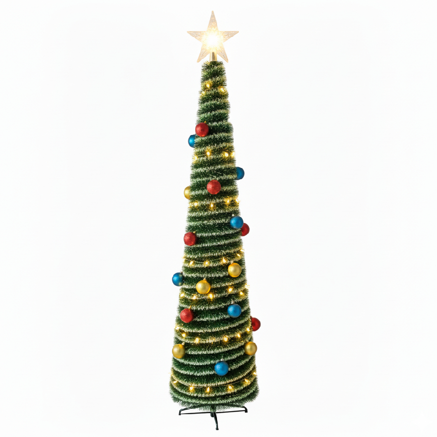 Árvore de Natal Prática – 180 cm (Verde)
