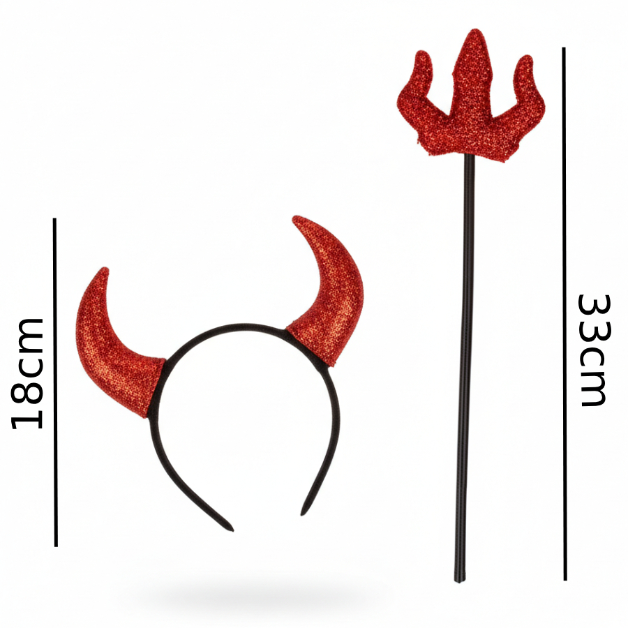 Kit Tiara Chifre e Tridente – Unidade