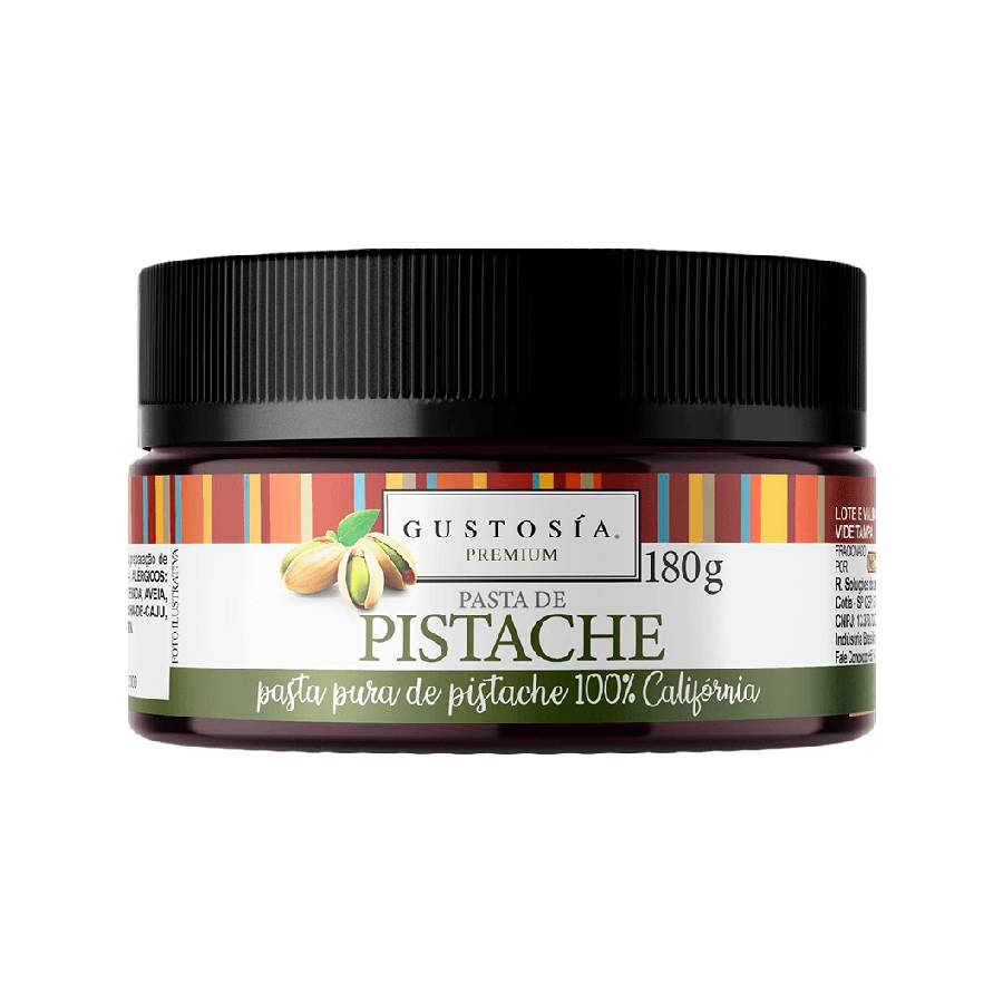 PASTA GUSTOSIA PISTACHE CALIFORNIA 180G