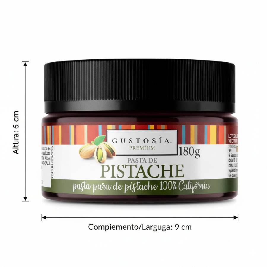 PASTA GUSTOSIA PISTACHE CALIFORNIA 180G
