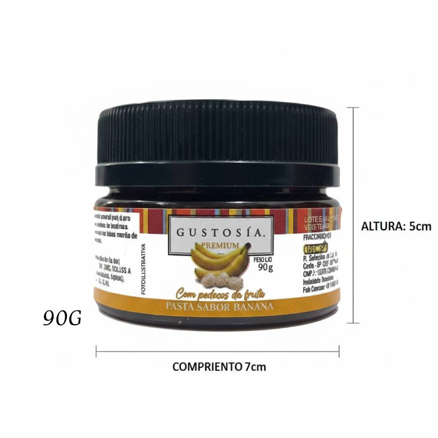 Pasta Gustosia Sabor Banana 90g