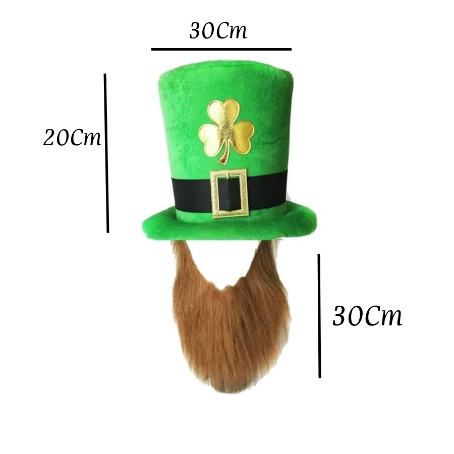 Chapéu St. Patricks com Barba