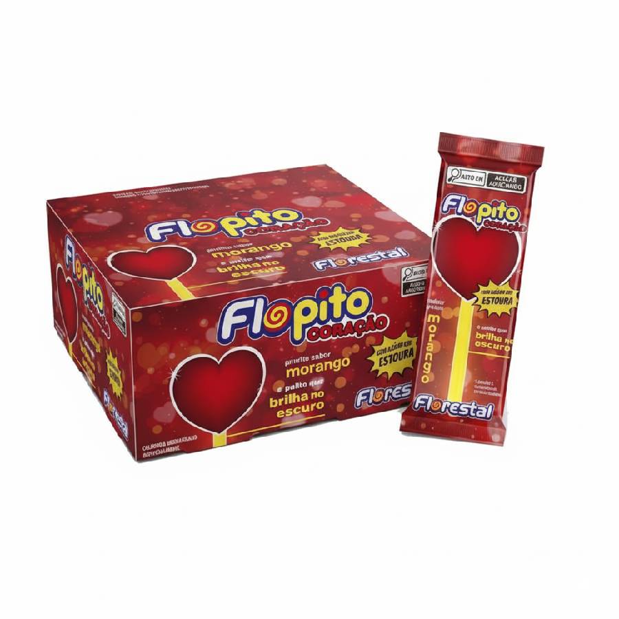PIRULITO FLOPITO CORAÇÃO COM AÇÚCAR EXPLO...