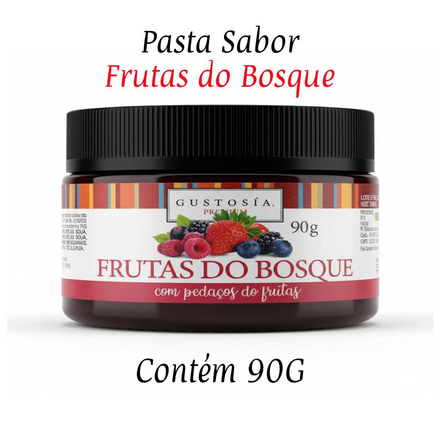 Pasta Gustosia Frutas do Bosque – 90 g