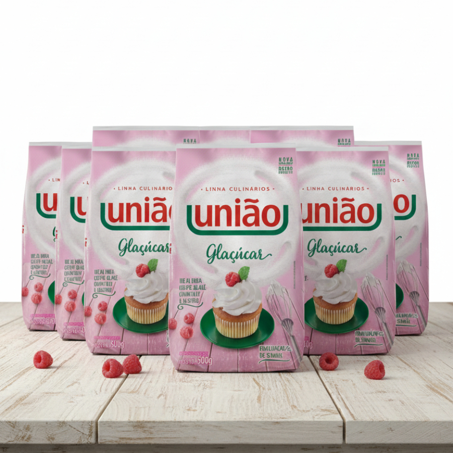kit 10 Pacotes Açúcar Linha Culinária 500...