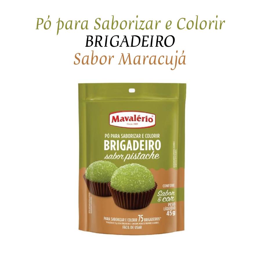 Pó para Brigadeiro Sabores 45g Mavalério