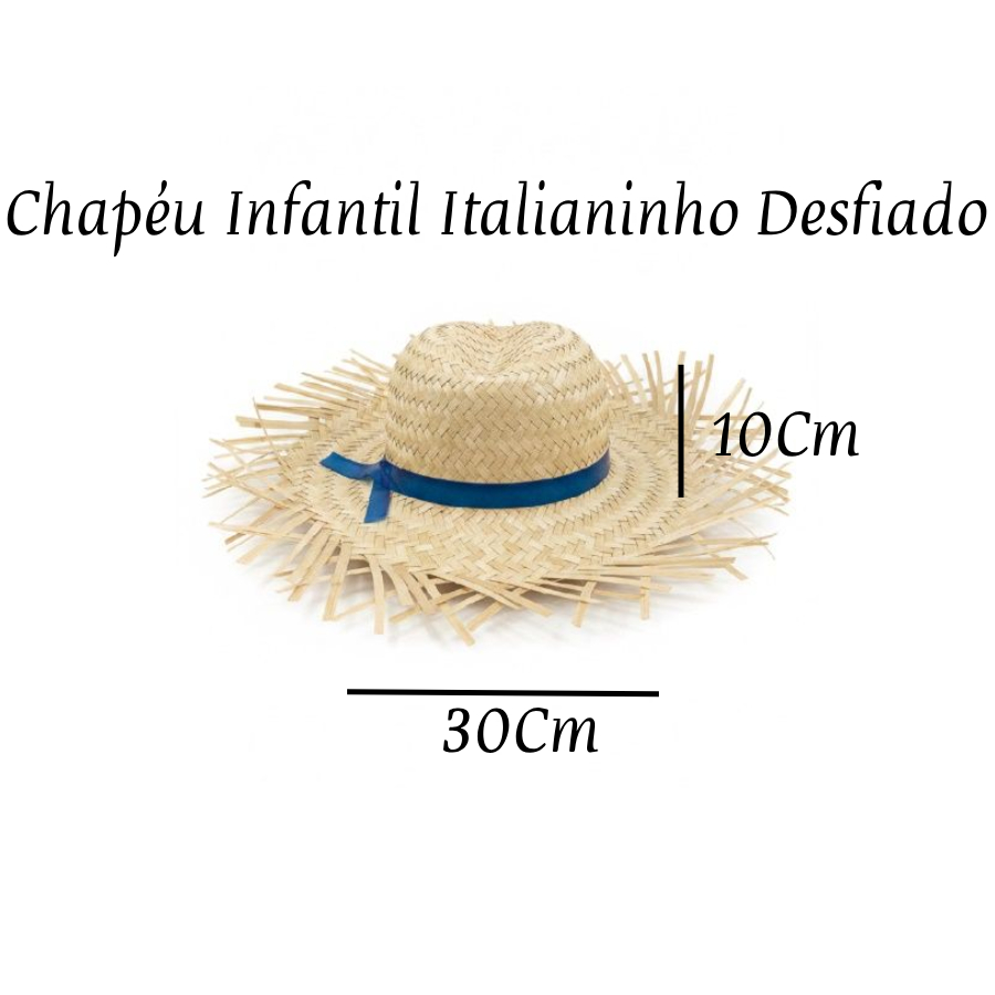 Chapéu Infantil Italianinho Desfiado