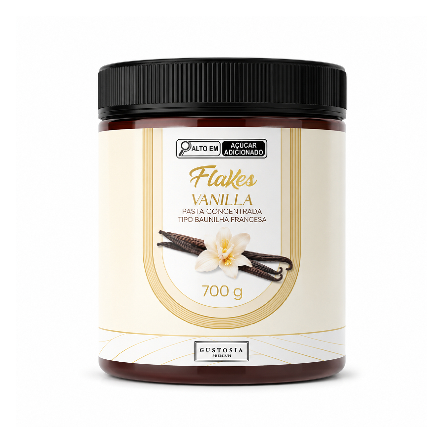 Flakes Vanilla Pasta Baunilha Francesa 70...